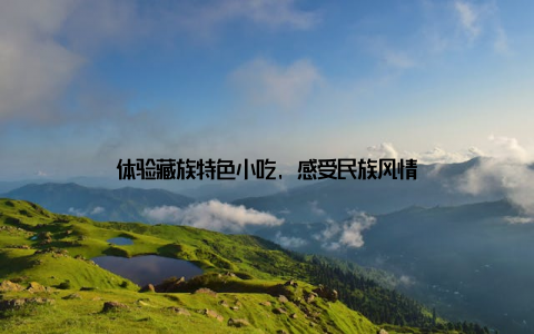 体验藏族特色小吃, 感受民族风情