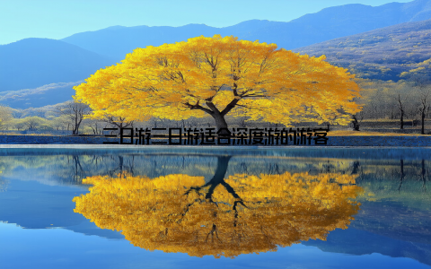 三日游三日游适合深度游的游客