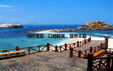 汤色清澈, 口感鲜美, 营养丰富