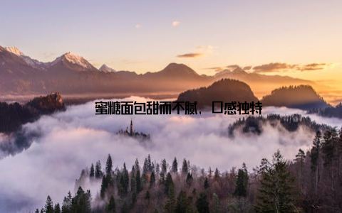 – 蜜糖面包甜而不腻, 口感独特