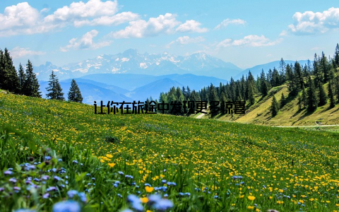 让你在旅途中发现更多惊喜