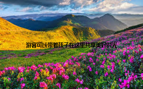 游客可以带着孩子在这里共享美好时光