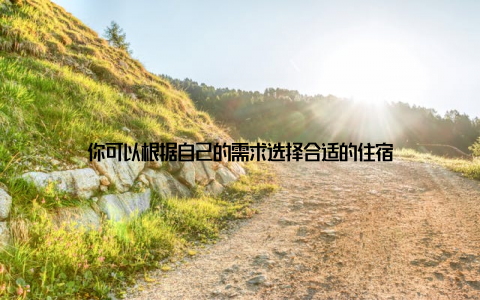 你可以根据自己的需求选择合适的住宿